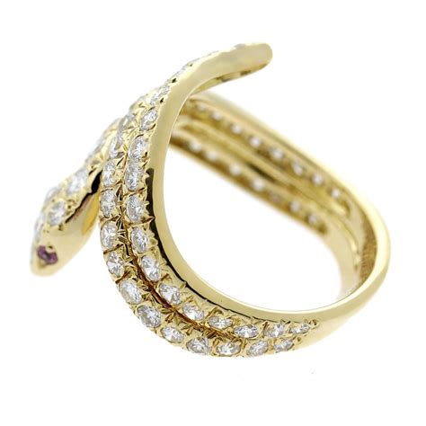 cartier ring spikes|cartier snake ring.